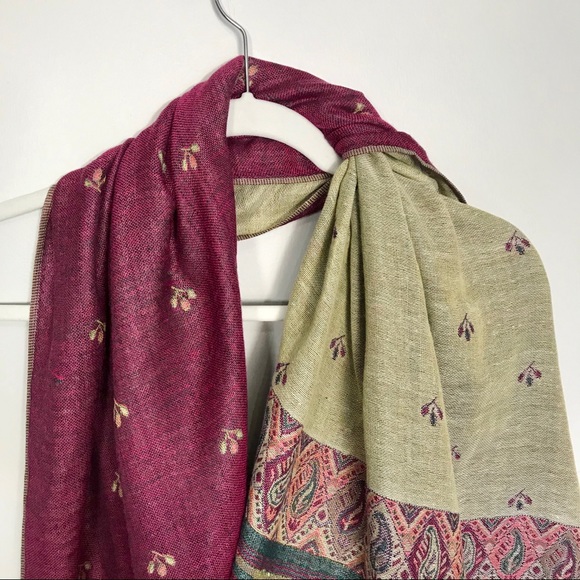 pashmina Accessories - Pashmina 100% Cashmere Multicolor Scarf / Shawl